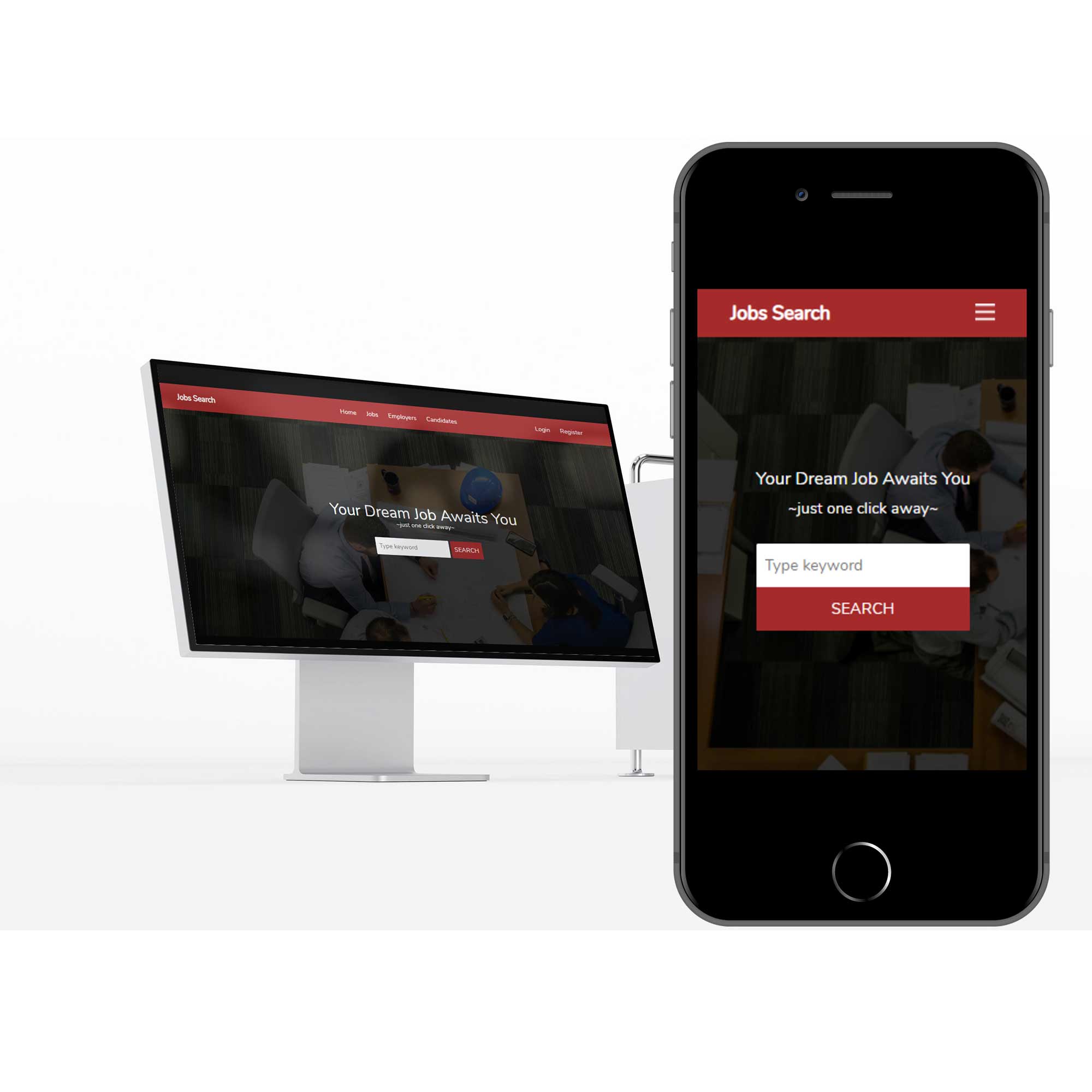 laravel jobs website screenshot