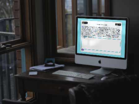 typing game screenshot