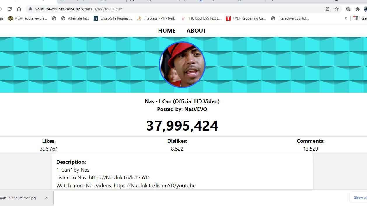 youtube-counts screenshot